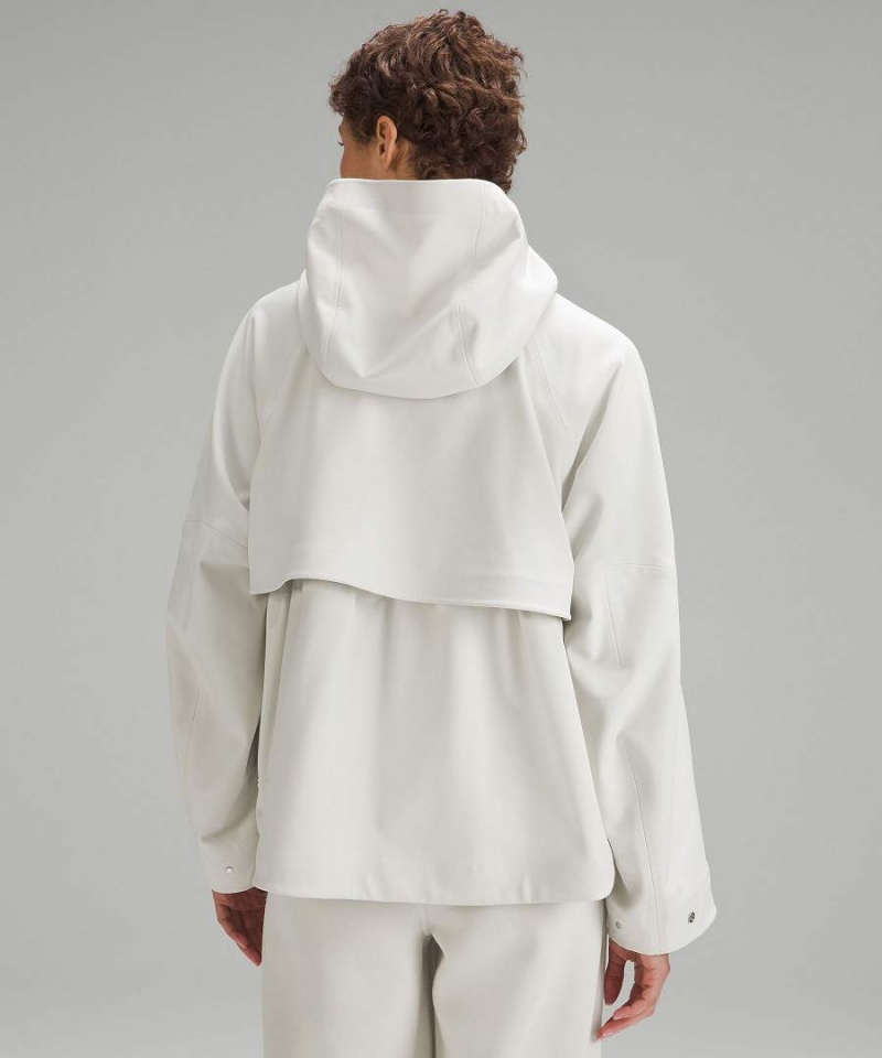 Chaquetas De Lluvia Lululemon RepelShell Cinch-Back Mujer Beige Chile | 578ZLAFCV