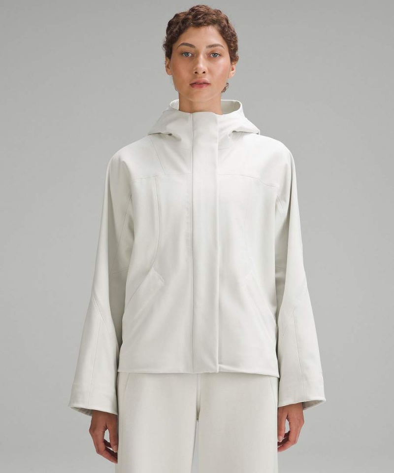 Chaquetas De Lluvia Lululemon RepelShell Cinch-Back Mujer Beige Chile | 578ZLAFCV