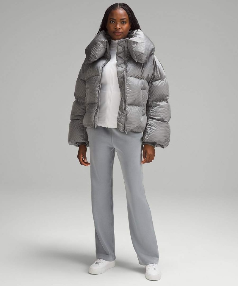 Chaquetas De Plumas Lululemon Down-Filled Puffer Mujer Gris Chile | 028CZAFEN