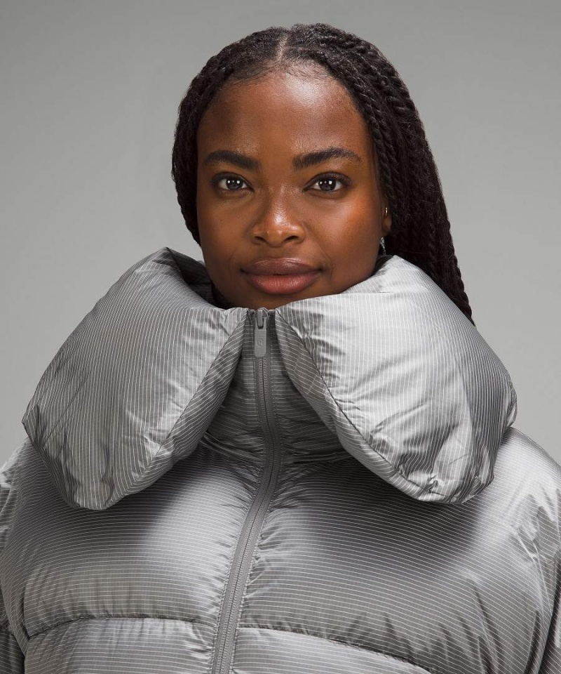 Chaquetas De Plumas Lululemon Down-Filled Puffer Mujer Gris Chile | 028CZAFEN