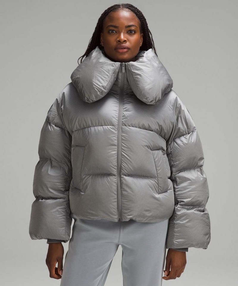 Chaquetas De Plumas Lululemon Down-Filled Puffer Mujer Gris Chile | 028CZAFEN