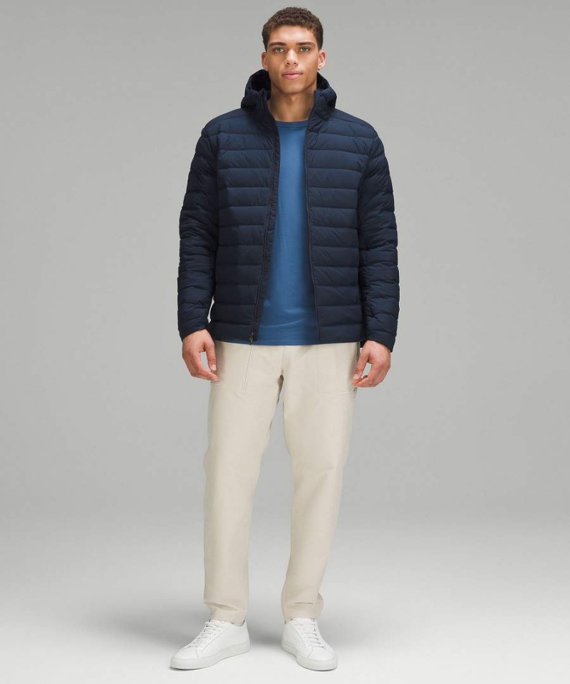 Chaquetas De Plumas Lululemon Navigation Hoodie Hombre Azul Marino Chile | 738PWHBKS