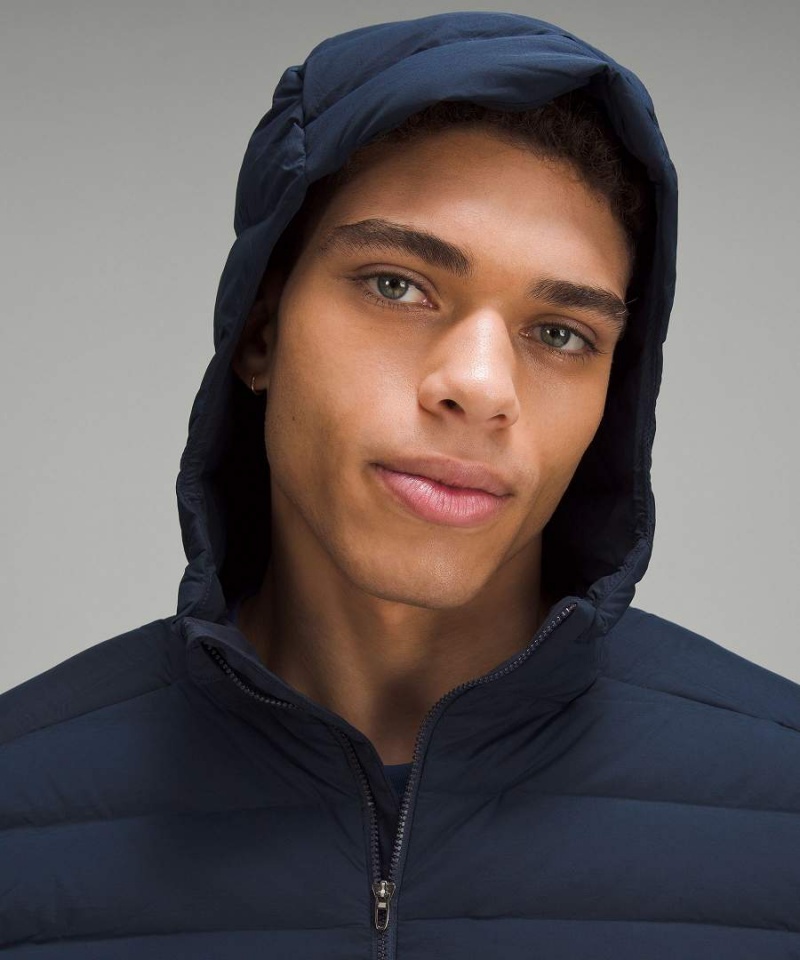 Chaquetas De Plumas Lululemon Navigation Hoodie Hombre Azul Marino Chile | 738PWHBKS