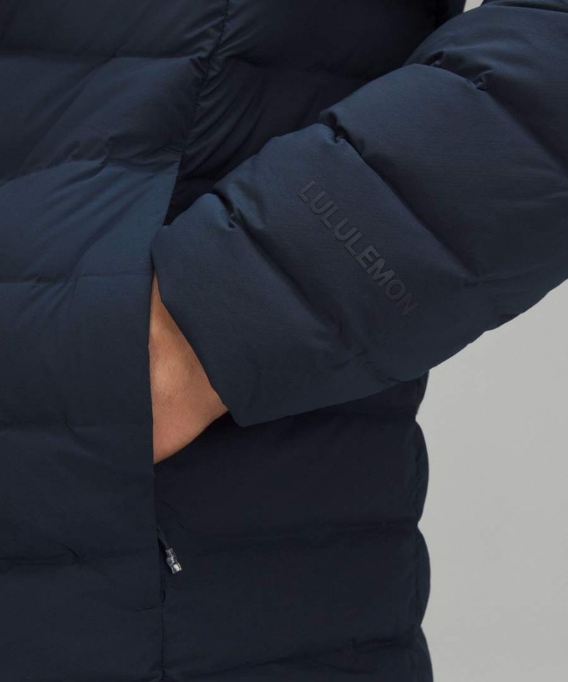 Chaquetas De Plumas Lululemon Navigation Hoodie Hombre Azul Marino Chile | 738PWHBKS
