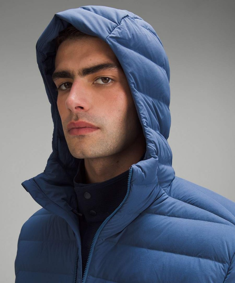 Chaquetas De Plumas Lululemon Navigation Hoodie Hombre Azules Chile | 684DYOWRU