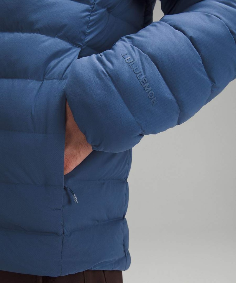 Chaquetas De Plumas Lululemon Navigation Hoodie Hombre Azules Chile | 684DYOWRU
