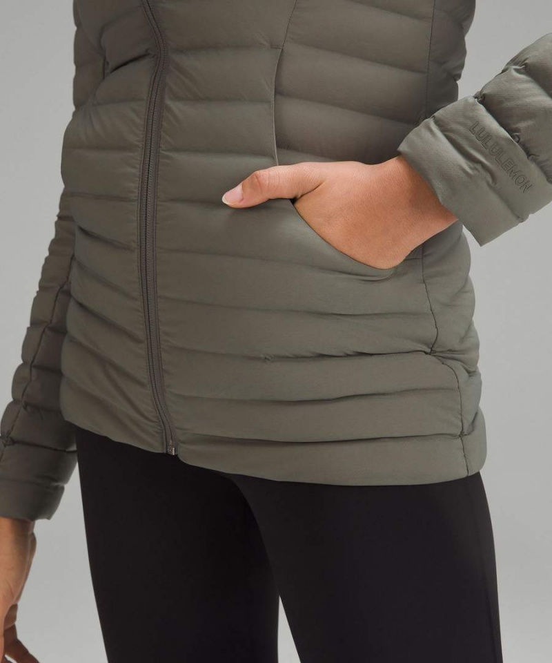 Chaquetas De Plumas Lululemon Pack It Mujer Gris Verde Oliva Chile | 435OAULTD