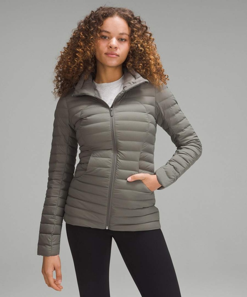 Chaquetas De Plumas Lululemon Pack It Mujer Gris Verde Oliva Chile | 435OAULTD