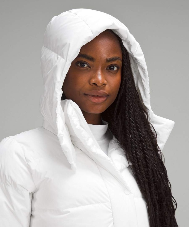 Chaquetas De Plumas Lululemon Wunder Puff Long Mujer Blancas Chile | 460VSTALU