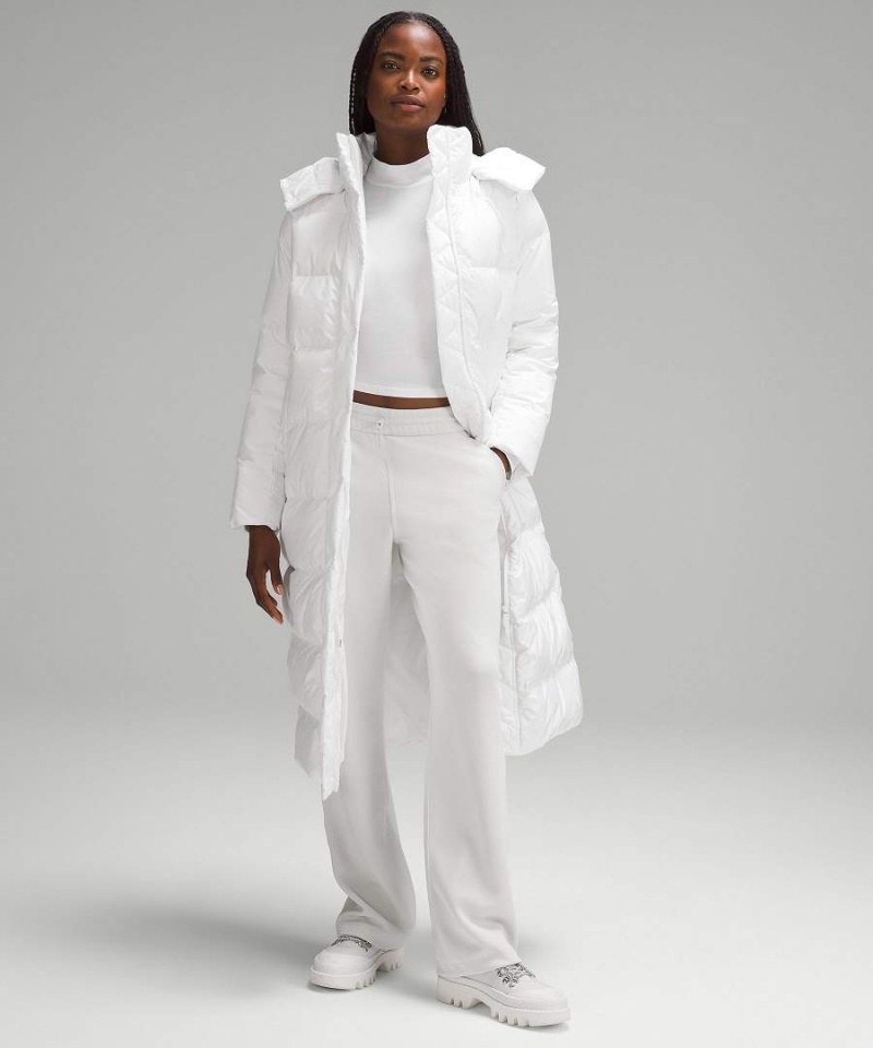 Chaquetas De Plumas Lululemon Wunder Puff Long Mujer Blancas Chile | 460VSTALU