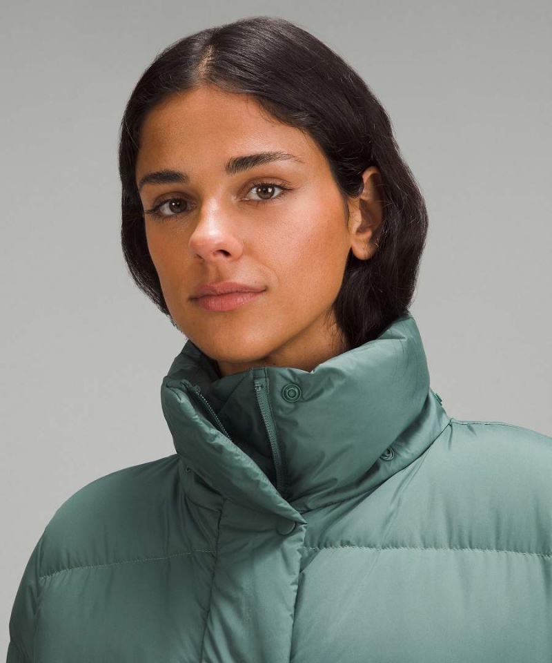 Chaquetas De Plumas Lululemon Wunder Puff Long Mujer Verde Oscuro Chile | 524NDOQAU
