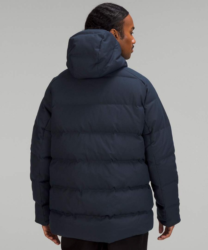 Chaquetas De Plumas Lululemon Wunder Puff Tech Lona Hombre Azul Marino Chile | 792ZQFDIL