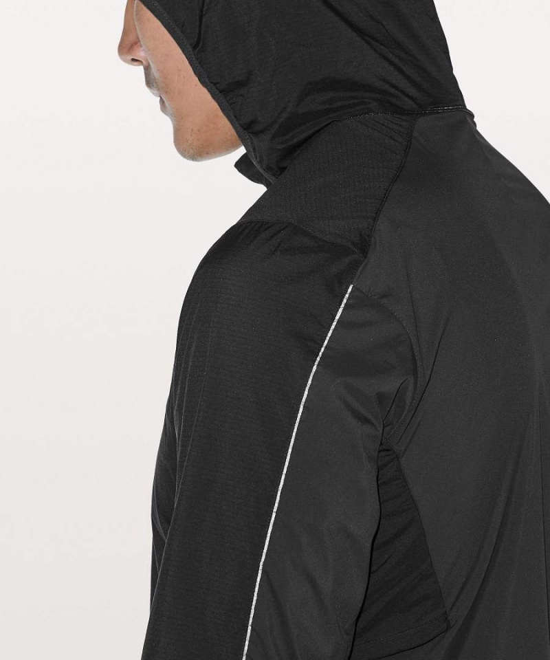 Chaquetas Lululemon Active Hombre Negras Chile | 758YGWHBF