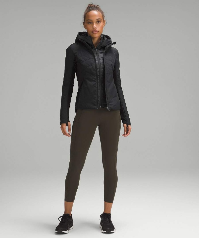 Chaquetas Lululemon Another Mile Mujer Negras Chile | 358AOGJIE