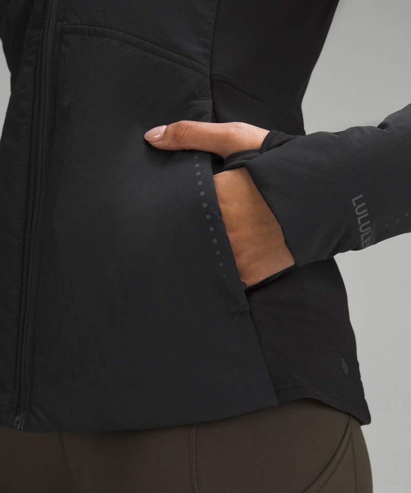 Chaquetas Lululemon Another Mile Mujer Negras Chile | 358AOGJIE