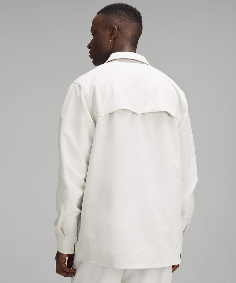 Chaquetas Lululemon Cargo Pocket Shirt Hombre Beige Chile | 893EAVXNG
