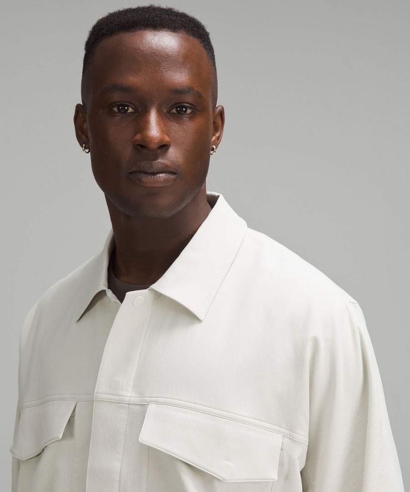 Chaquetas Lululemon Cargo Pocket Shirt Hombre Beige Chile | 893EAVXNG