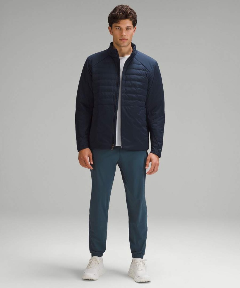 Chaquetas Lululemon Down for It All Hombre Azul Marino Chile | 230FSGUPA