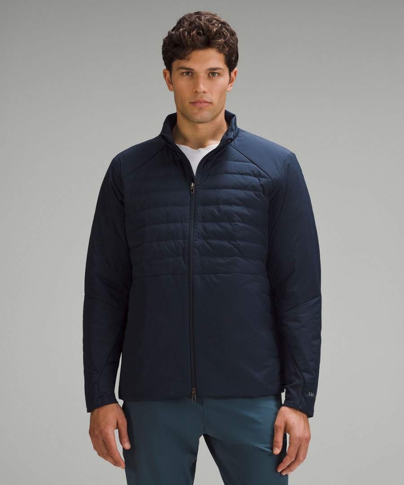 Chaquetas Lululemon Down for It All Hombre Azul Marino Chile | 230FSGUPA