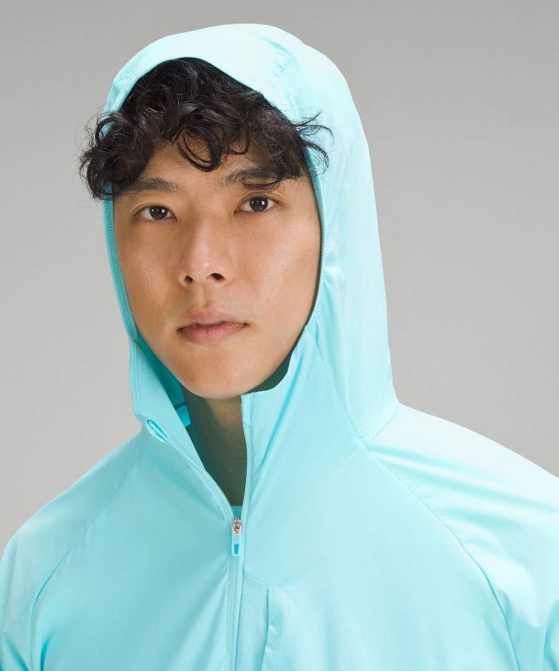 Chaquetas Lululemon Fast and Free Hombre Azules Chile | 196PQFGKB