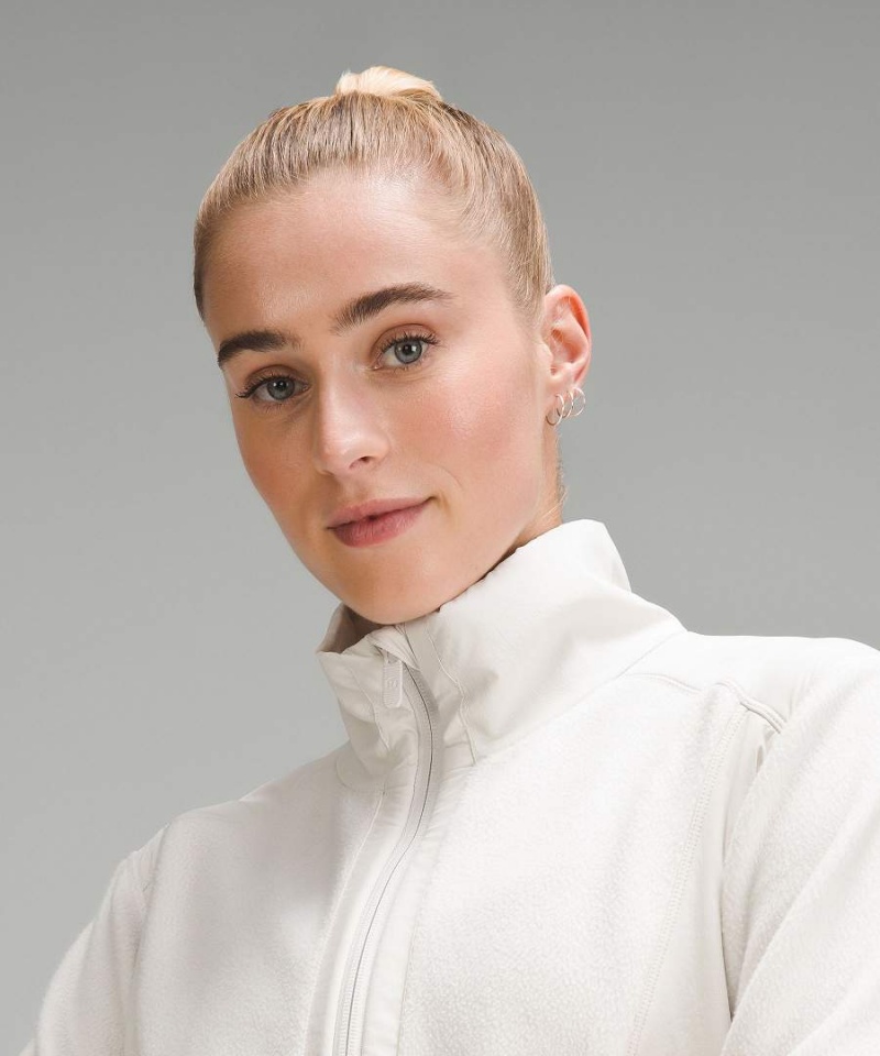 Chaquetas Lululemon Fleece-Forro Correr Mujer Blancas Chile | 057ERFMDL