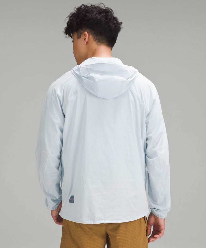 Chaquetas Lululemon Ligeros Senderismo Anorak Hombre Azules Chile | 714RTDQIP