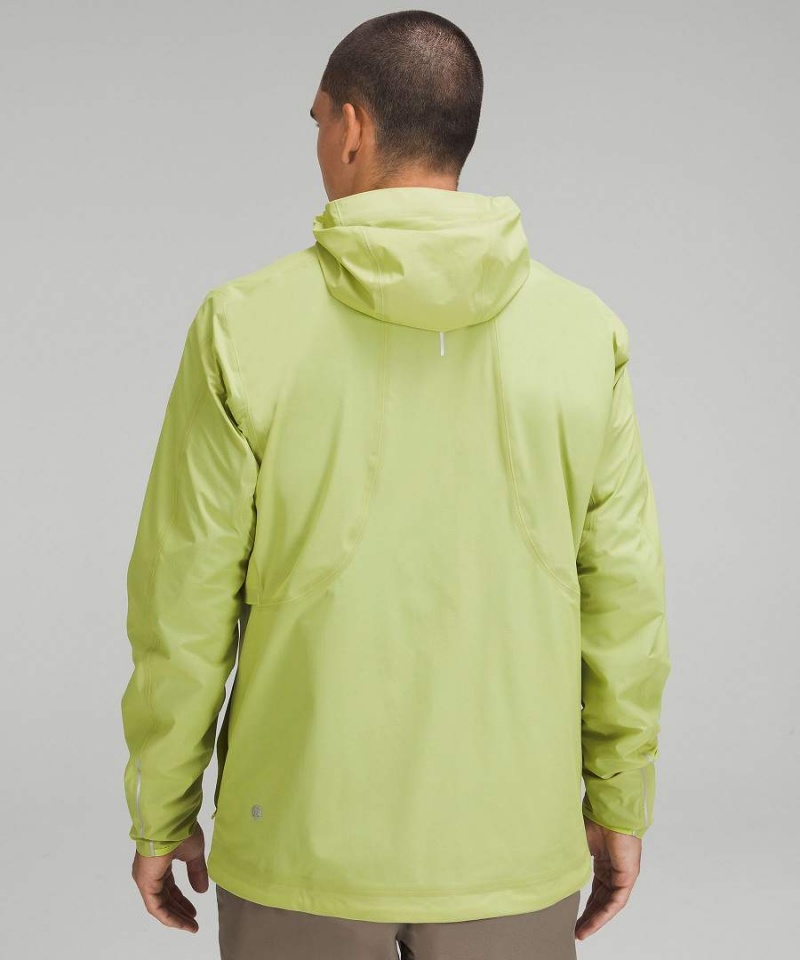 Chaquetas Lululemon Precipitation Hombre Verde Chile | 148RGIXKT