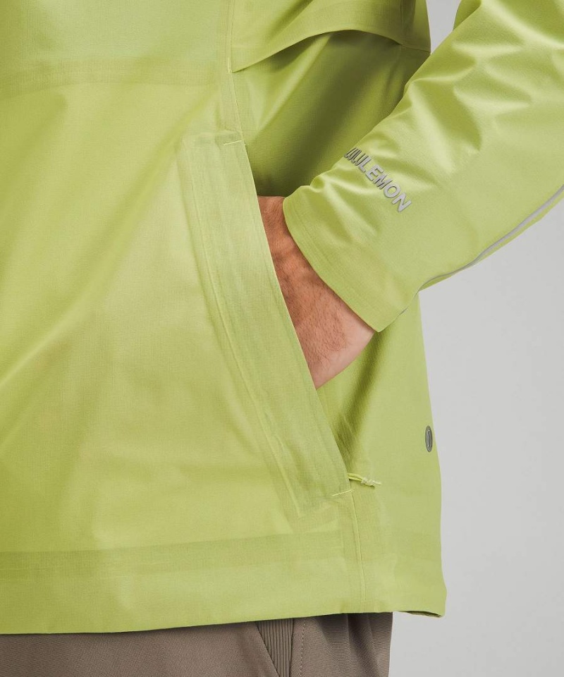 Chaquetas Lululemon Precipitation Hombre Verde Chile | 148RGIXKT