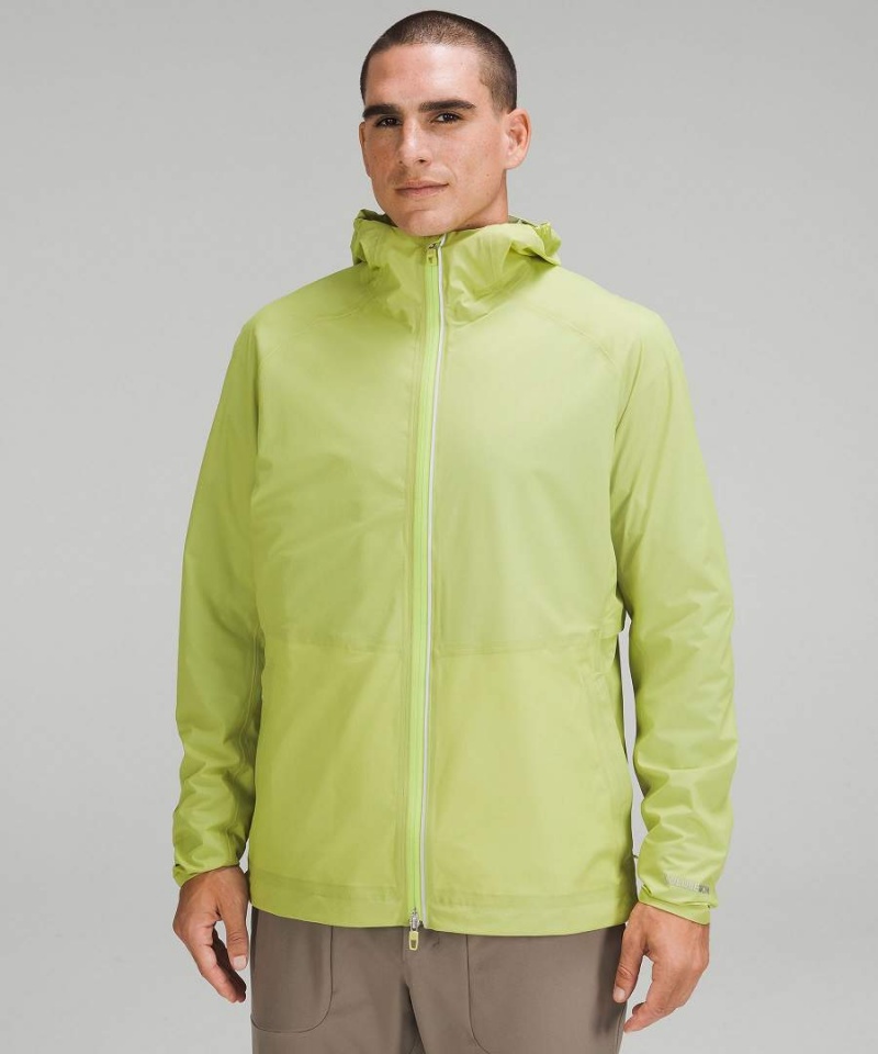 Chaquetas Lululemon Precipitation Hombre Verde Chile | 148RGIXKT