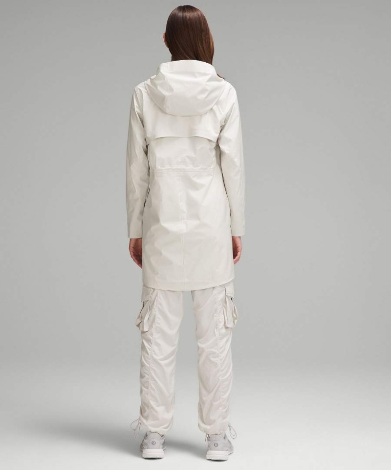 Chaquetas Lululemon Rain Rebel Mujer Beige Chile | 079KPQGHS