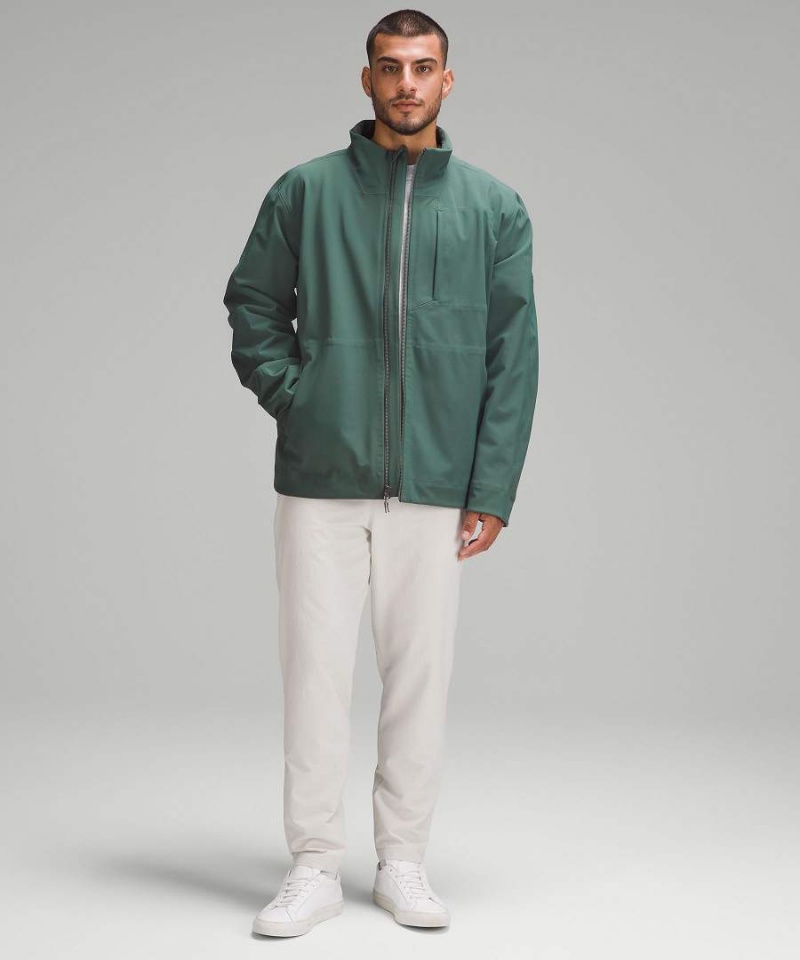 Chaquetas Lululemon RepelShell Relaxed-Fit Hombre Verde Oscuro Chile | 586JXQOWA