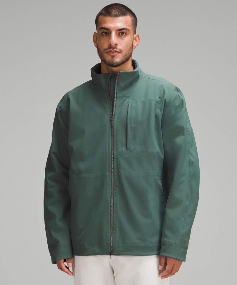 Chaquetas Lululemon RepelShell Relaxed-Fit Hombre Verde Oscuro Chile | 586JXQOWA