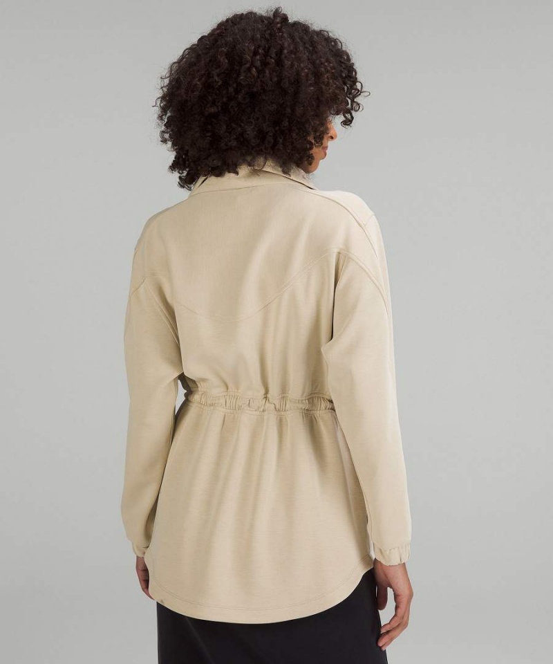 Chaquetas Lululemon Softstreme Cinch-Cintura Mujer Kaki Chile | 691JKAXHP