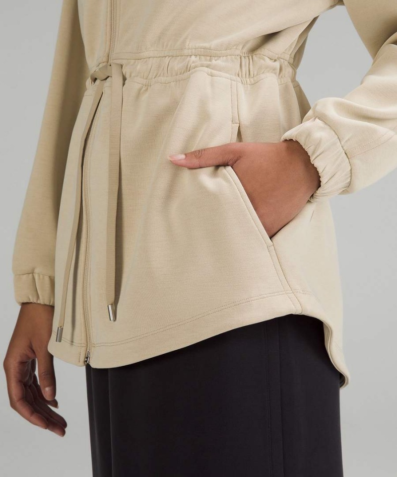 Chaquetas Lululemon Softstreme Cinch-Cintura Mujer Kaki Chile | 691JKAXHP