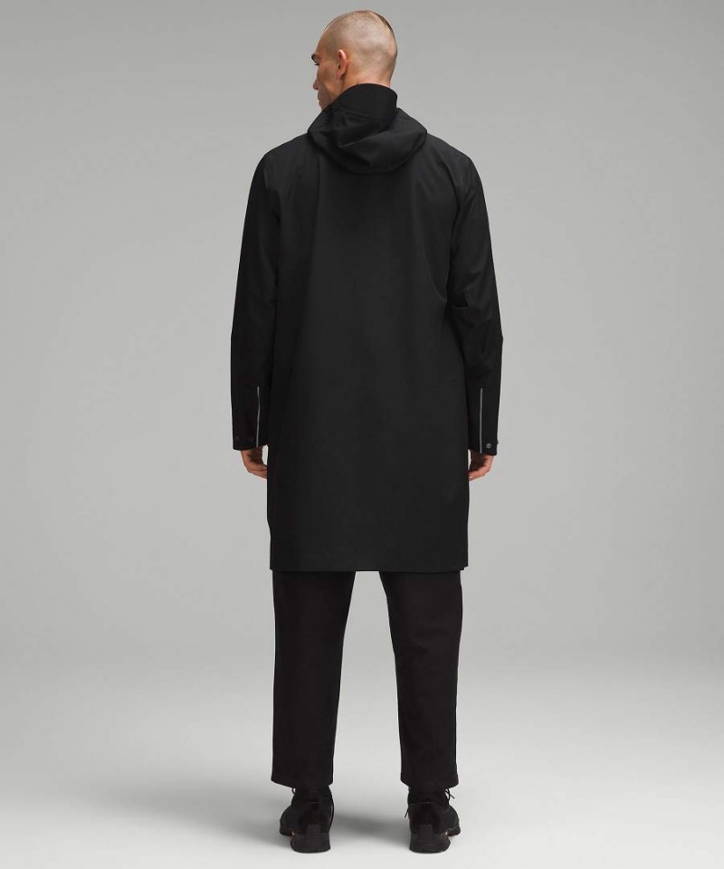 Chaquetas Lululemon Storm Field StretchSeal Long Hombre Negras Chile | 270UVNZCA