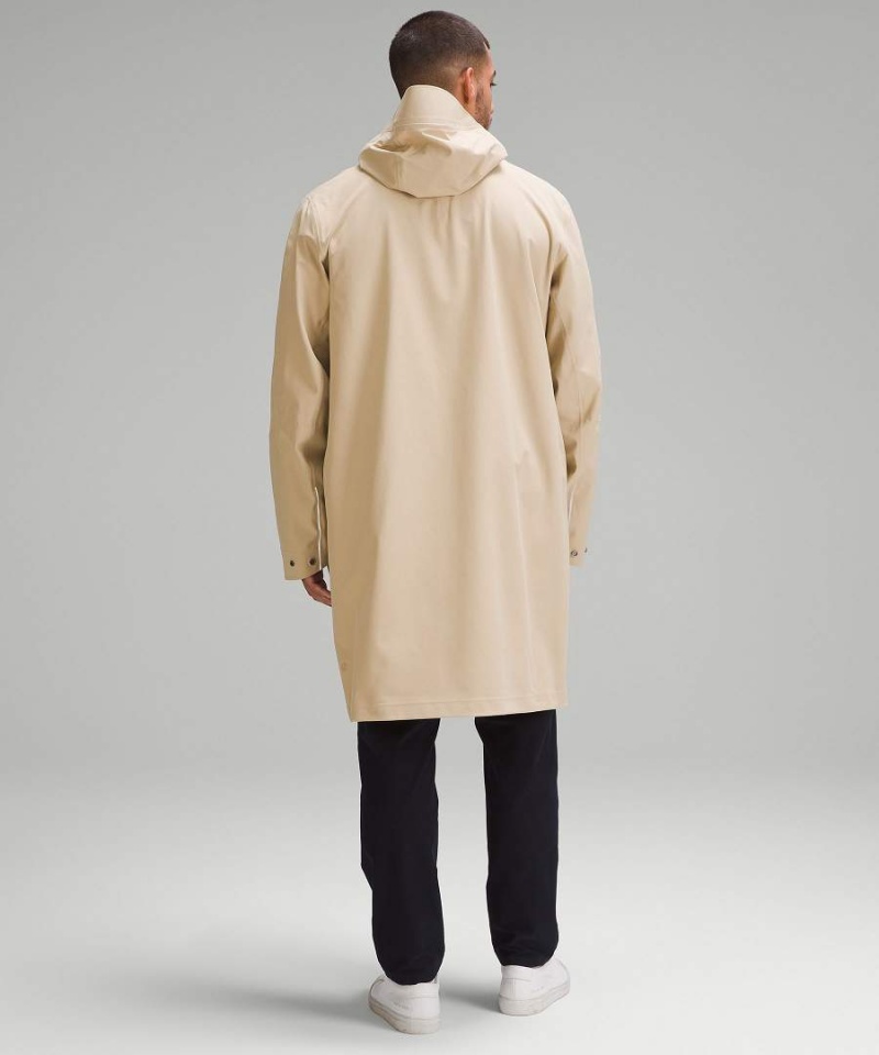 Chaquetas Lululemon Storm Field StretchSeal Long Hombre Kaki Chile | 019JONMRY