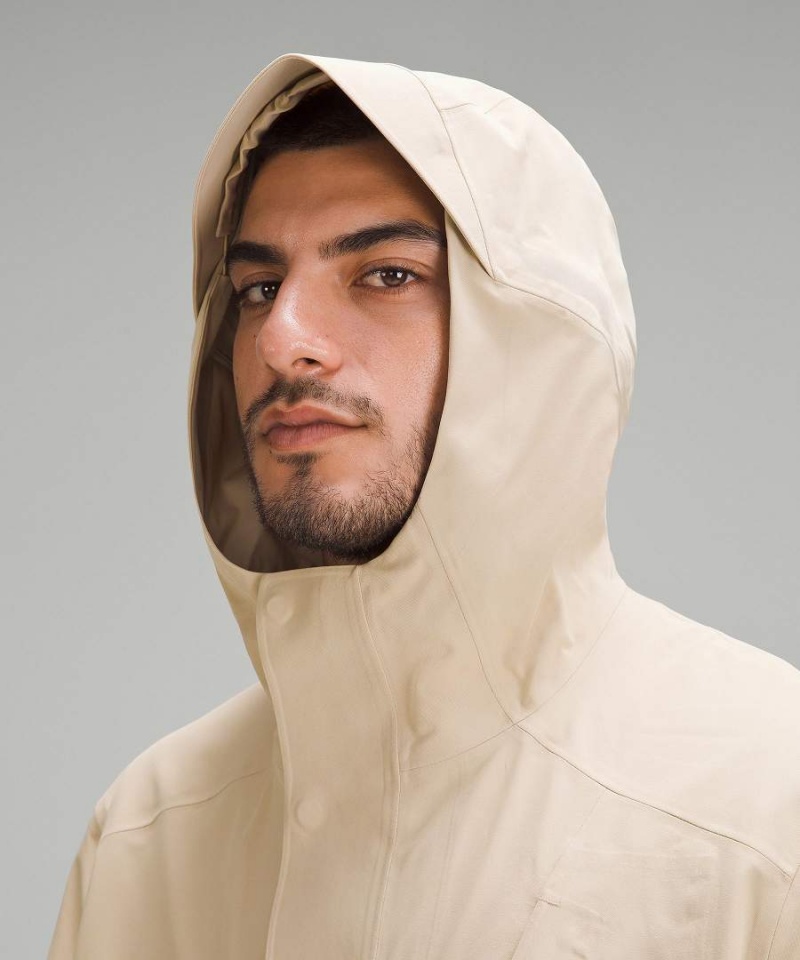 Chaquetas Lululemon Storm Field StretchSeal Long Hombre Kaki Chile | 019JONMRY