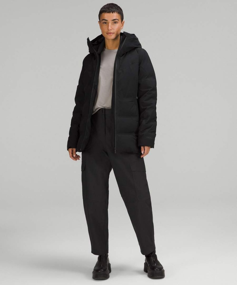 Chaquetas Lululemon StretchSeal Sleet Calle Mujer Negras Chile | 027GNMLAD