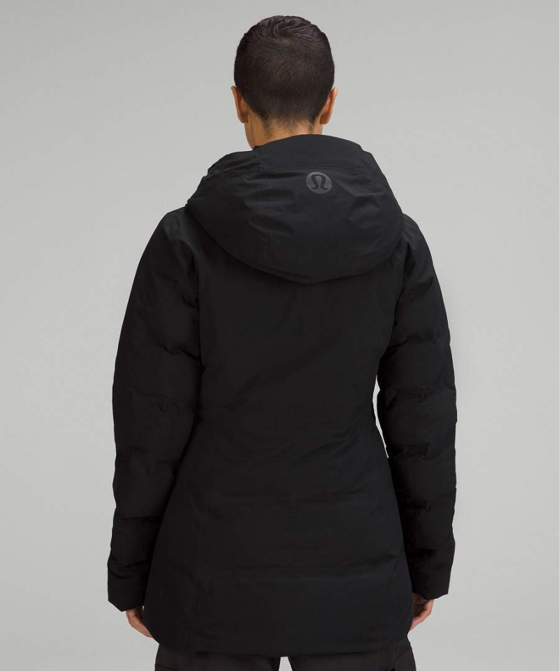 Chaquetas Lululemon StretchSeal Sleet Calle Mujer Negras Chile | 027GNMLAD