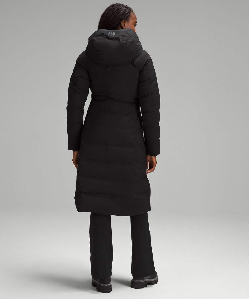 Chaquetas Lululemon StretchSeal Sleet Calle Long Mujer Negras Chile | 298SIDNYO
