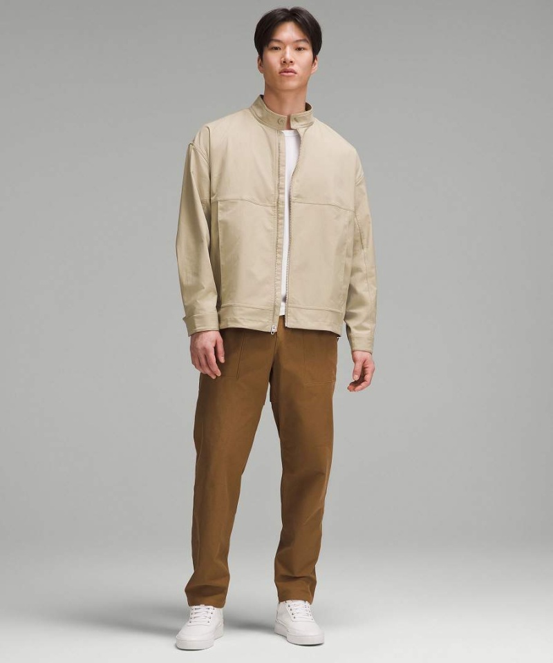 Chaquetas Lululemon Twill Full-Zip Hombre Kaki Chile | 432IPFULM