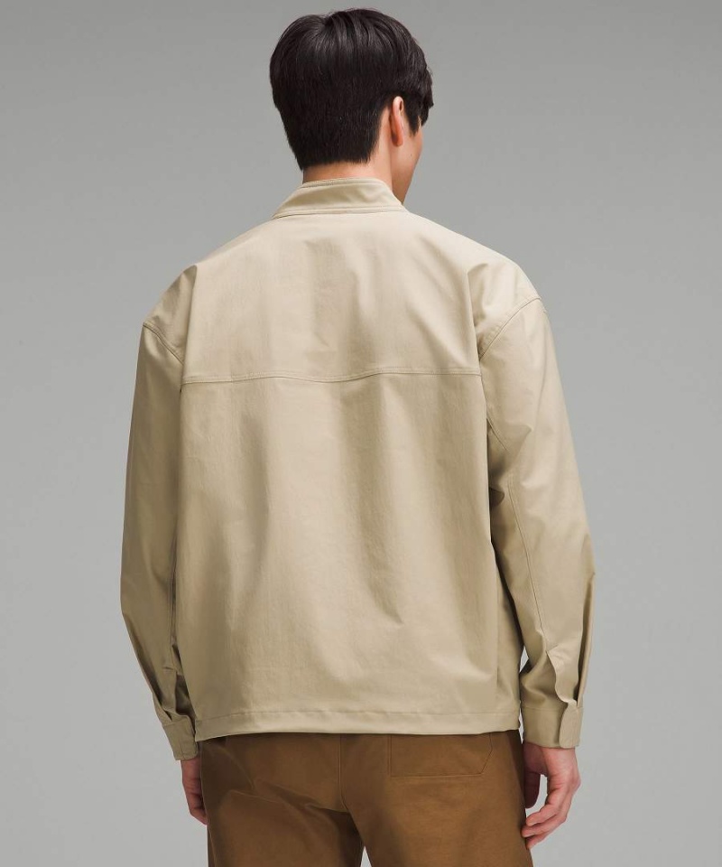 Chaquetas Lululemon Twill Full-Zip Hombre Kaki Chile | 432IPFULM