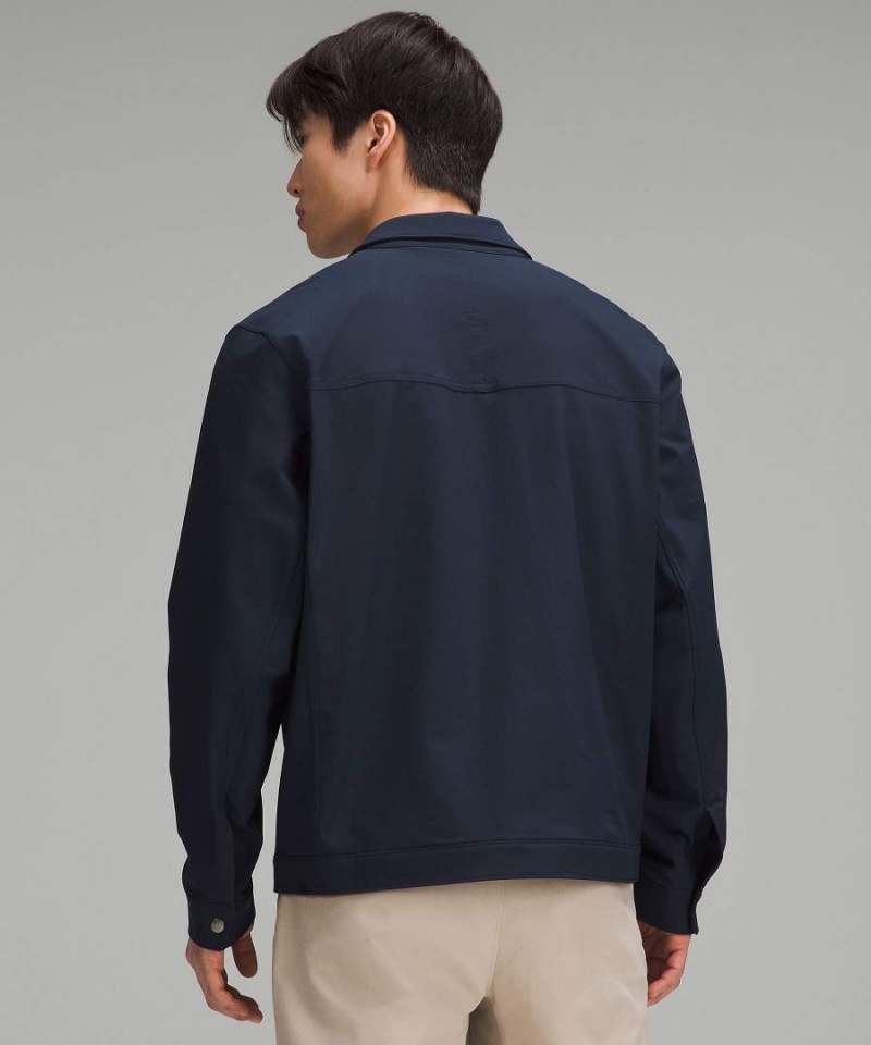 Chaquetas Lululemon Twill Utility Hombre Azul Marino Chile | 342RQMAIZ