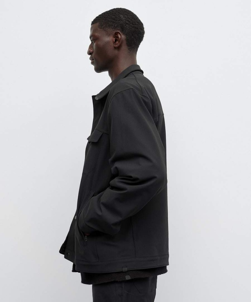 Chaquetas Lululemon Twill Utility Hombre Negras Chile | 413BCQMFK