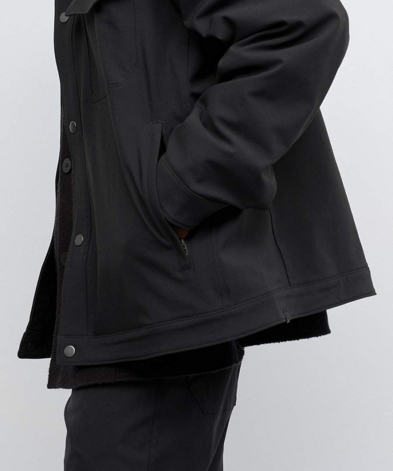 Chaquetas Lululemon Twill Utility Hombre Negras Chile | 413BCQMFK