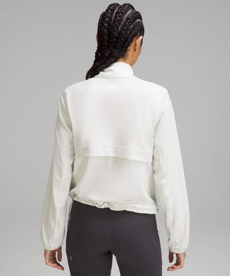 Chaquetas Lululemon Ventilating UV Protection Correr Mujer Beige Chile | 461TZSFBX