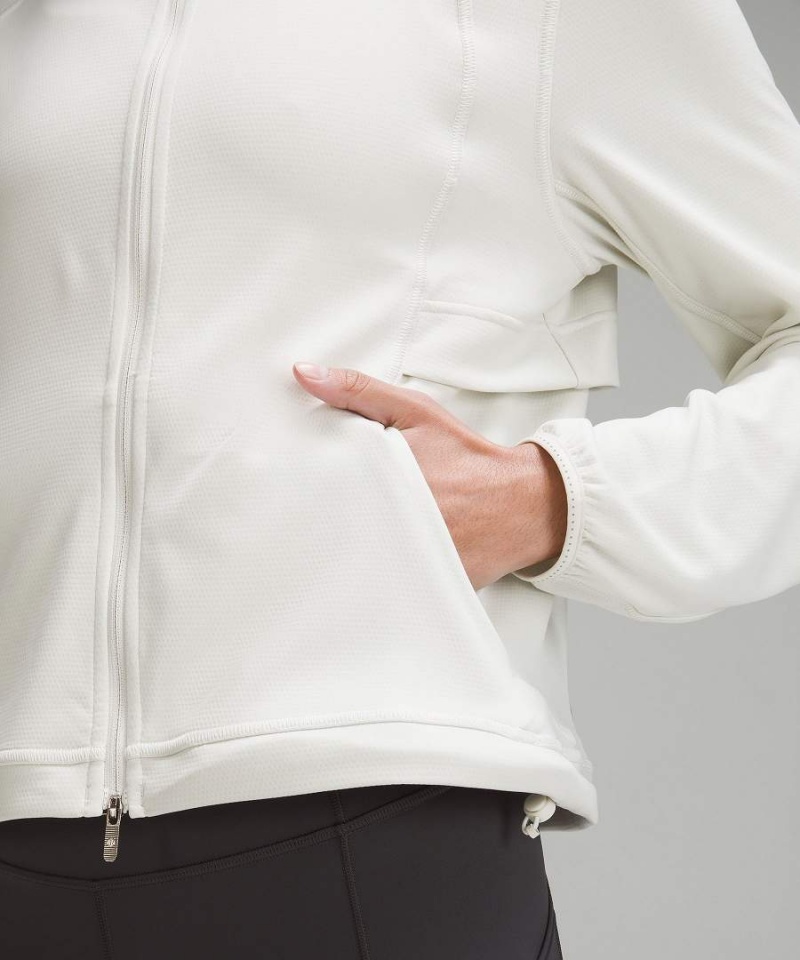 Chaquetas Lululemon Ventilating UV Protection Correr Mujer Beige Chile | 461TZSFBX