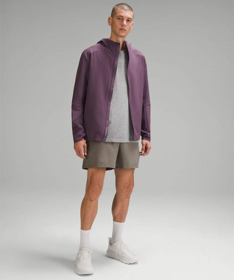 Chaquetas Lululemon Warp Light Packable Hombre Moradas Chile | 530KJOSPH