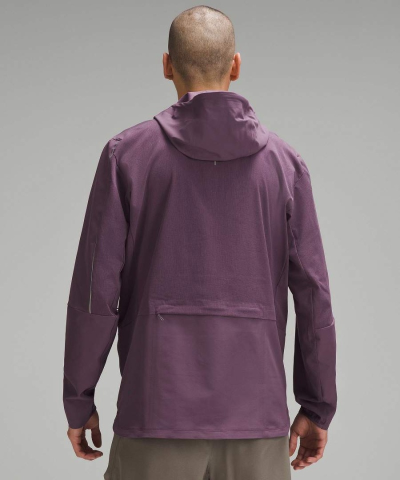 Chaquetas Lululemon Warp Light Packable Hombre Moradas Chile | 530KJOSPH