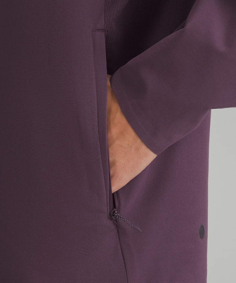 Chaquetas Lululemon Warp Light Packable Hombre Moradas Chile | 530KJOSPH